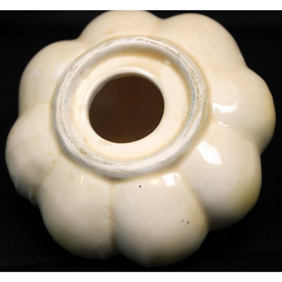 Vtg 60s Anthropomorphic Smiling Garlic Shaped Salt Pepper Shaker Yellow Ceramic - Picture 10 of 11